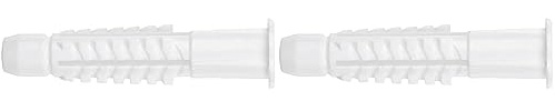 TOX Allzweckdübel mit Kragen Deco 6 x 41 mm in Runddose, Dübel für fast alle Baustoffe, 100 Stück, 016260041 (Packung mit 2)
