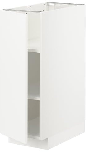 METOD Unterschrank mit Einlegeböden, 30x60 cm, Weiß/Veddinge Weiß