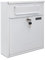 Assorted Collections Wall Mounted Post Box, Lockable Mailbox with 2 Keys, Weatherproof Iron Letterbox, Easy to Install, 36x13x37cm (White)
