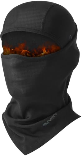 YANIKY Sturmhaube Balaclava Skimaske Atmungsaktiv Winddicht Warm für Winter | Mit Brillenloch Unisex Einheitsgröße Gesichtshaube für Herren Damen, Gesichtsmaske für Fahrrad Ski Motorrad, Outdoorsports