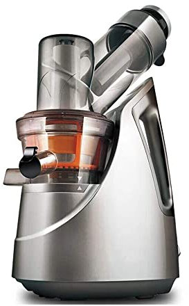 Estrattore di succo elettrico multifunzionale Ship Slow Juicer, estrattore di succhi a freddo, facile da pulire, funzione inversa, con spazzola e ricette, separazione dei residui di succo/muto multif