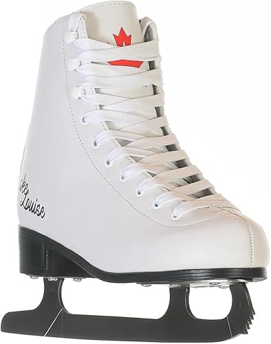 Canstar Kunstlaufschlittschuh Lake Louise – Klassisches Design, Weiß – Eiskunstlauf-Schlittschuhe Damen, Kinder & Anfänger (37)