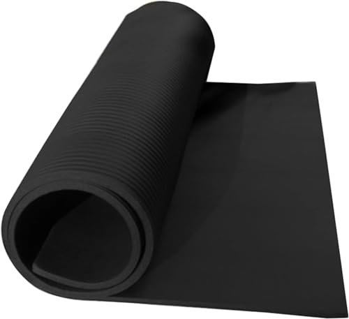 Protezione per Pareti Paracolpi Garage, Protezione autoadesiva per pilastri da parete in schiuma per magazzini, protezione paraurti per protezione interna insonorizzata, 1 cm di spessore (nero, 0,6x2