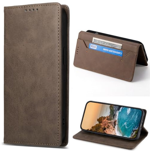BaiFu Funda para Motorola Moto E20/E30/E40, Funda de Cuero PU para Motorola Moto E20/E30/E40, Billetera con Ranuras para Tarjetas + Soporte Horizontal-14