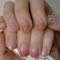 Ceboic 24 Stück Rosa Glänzend Press on Nails Oval, Französische Nägel zum Aufkleben Full Cover Kunstnägel Natürlich Künstliche Nägel Kurz, Wiederverwendbar Acryl Fingernägel Fake Nails für Frauen