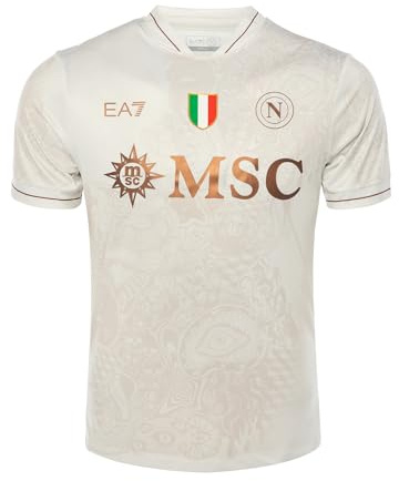 SSC NAPOLI Maglia Replica Away 2025/2026, EA7 Prodotto Ufficiale, Taglia S