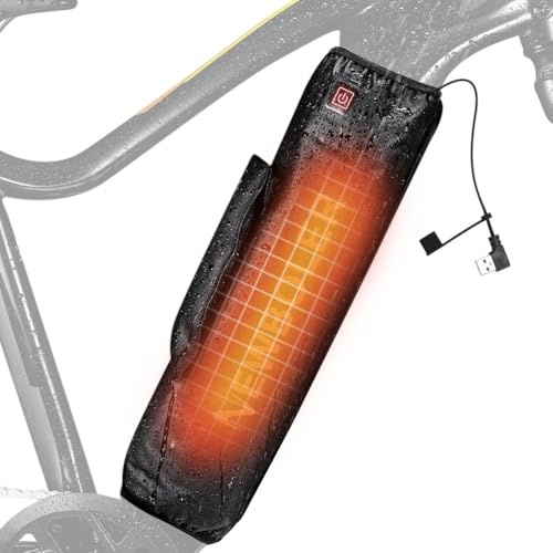 WLDOCA Beheizerte E-Bike Akku-Hülle, wasserdichte Thermo-Schutzhülle für Elektrofahrräder, Verlängert Akkulaufzeit und Reichweite im Winter für Pendler und Freizeit