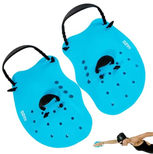 Pagaia da nuoto per mani, guanti da nuoto regolabili con tessuto in silicone, Attrezzatura da nuoto riutilizzabile per adulti per intrattenimento, Riutilizzabile per bambini per parco acquatico, Po