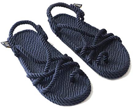 Nomadics Toe Joe Unisex-Erwachsene Sandale aus Seil Navy, 38