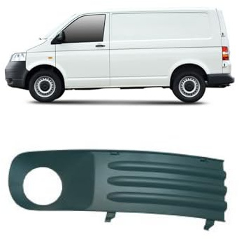 DM Autoteile 373303 Nebelscheinwerfer Gitter vorne rechts kompatibel für VW Transporter T5 7HA VFL 2003-2009