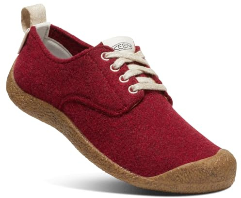 KEEN Mosey Derby Sneaker för kvinnor, Röd filt björk, 39 EU