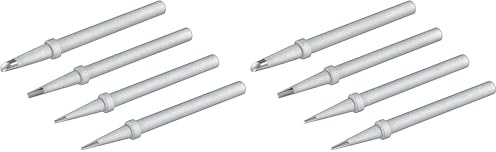 Wentronic Ersatzlötspitzenset für Lötstation 4-teilig (Packung mit 2)