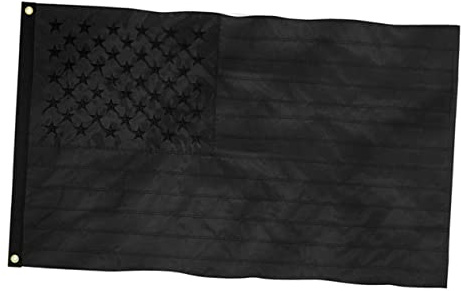 BESPORTBLE Bandiera Americana Ricamata US Trim Decorazione America Bandiera Americana Nera Ricamata Ornamento Decorazione Stoffa Oxford Nylon A Forma Di Stella