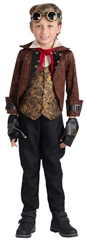 Dress Up America Steampunk Costume for Boys - Victorian Steam Punk Costume Set for Kids