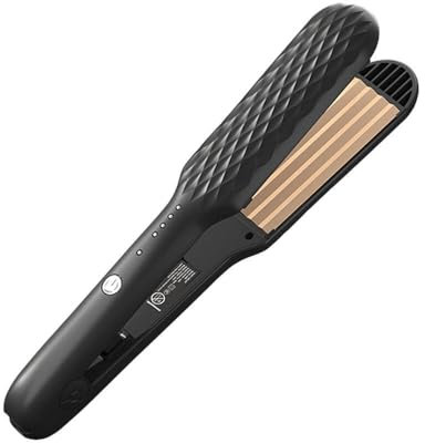 ZOYDP Piastra Frisè Per Capelli, Piastra Frise Capelli, Piastra per Frisè Capelli 4 Temperatura Regolabili, Riscaldamento Rapido, Piastra Capelli Frisè per Tutti i Tipi Di Capelli