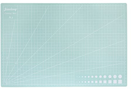 sourcing map A3 Self-Healing Cutting Mat 18x12 Double-Sided Craft Cutting Board for DIY Art Work Sewing Cutting, Light Green