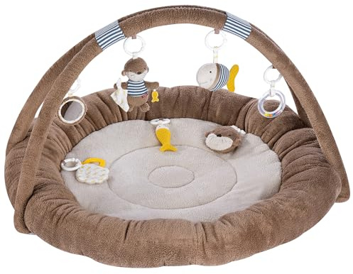 3-D-Activity-Nest Otter – Besonders weicher Spielbogen mit 7 abnehmbaren Spielzeugen für optimalen Komfort bei Babys Spiel & Spaß, für Babys und Kleinkinder ab 0+ Monaten