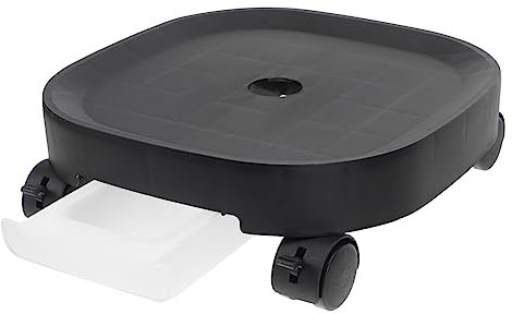 BCOATH 1pièce Support De à roulettes Résine avec Bac Eau Pot De Mobile Pratique Et Décoratif