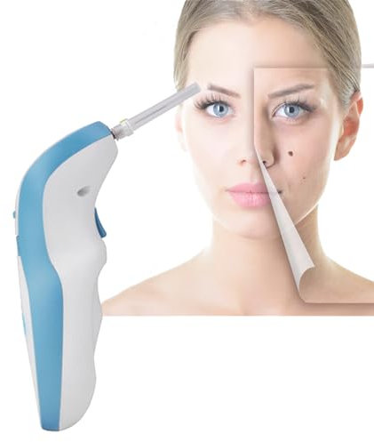 Eliminador De Verrugas Cutáneas, Bolígrafo De Plasma De Levitación Magnética Para Eliminar Verrugas Comunes, Con Agujas Reemplazables, Para Blanquear En Casa Y En Salones De Belleza,Blue