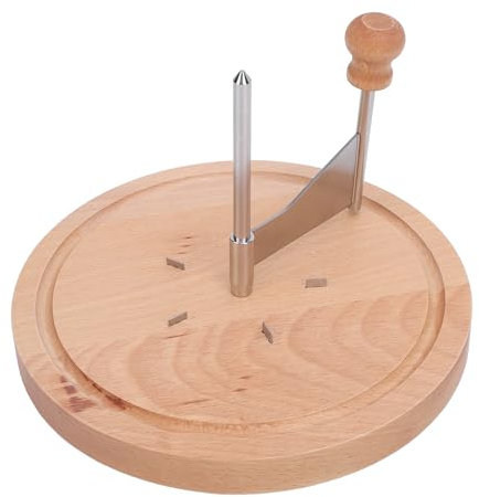 Wooden Cheese Curler, Manual Cheese Slicer Kit Cheese Cutter Stainless Steel Cheese Shaver Suitable for Home, Restaurants, Cafes, and Dessert Shops