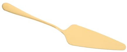 HOLIDYOYO Strumento Per Torta in Acciaio 304 Seghettato Per Tagliare Pizza o Torta Senza Sforzo Design Ergonomico Facile Da Pulire Colorazione Titanio Oro