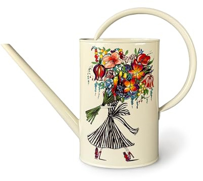 Charlotte Posner Gießkanne aus Metall, 2 l, mit Bouquet-Design von Charlotte Posner