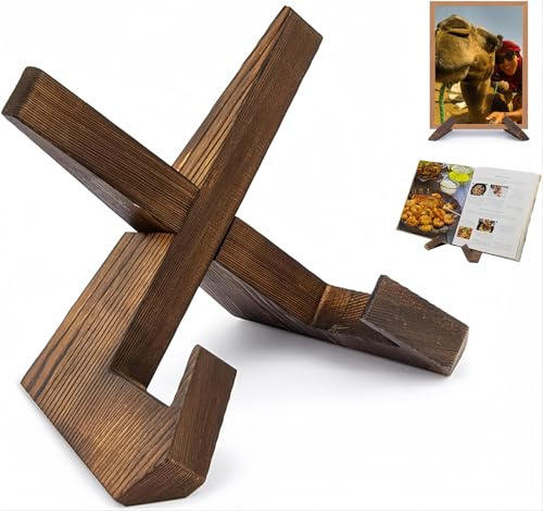 QHFlashbuy Chevalet Support Presentoir Porte Assiette,Support Assiette Decorative Multifonction,Support Assiette en Bois pour Afficher Des Disques Livres Peintures Décoratives Cadre Photo