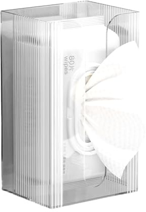 Porta fazzoletti – Supporto da parete e organizer per fazzoletti, tovaglioli e salviette cosmetiche – Dispenser per salviette cosmetiche per bagno, cucina e toilette, senza fori