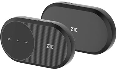 ZTE U10E - Modem Mobile 4G LTE (Cat. 4), Wi-Fi Hotspot, Emplacement x NanoSIM, USB-C, LED pour batterie et signal, Wi-Fi 802.11 b/g/n 2.4 GHz (300 Mbps), WPS, Prend en charge jusqu'à 16 appareils