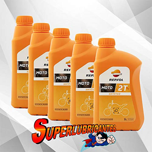 Mundoauto Repsol Moto Sintetico 2T 5x1L