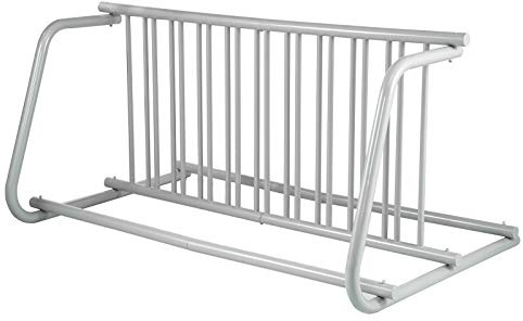 BestEquip 10 Holders Floor Bike Rack, 59 Length All-Steel Grid Bike Rack, 10-Bike Capacity Dual-Side Storage Stand for Garages Streets Yards Bike Events
