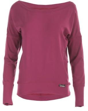 WINSHAPE Damen Freizeit Sport Dance Fitness Ws2 Longsleeve, Berry-love, M EU