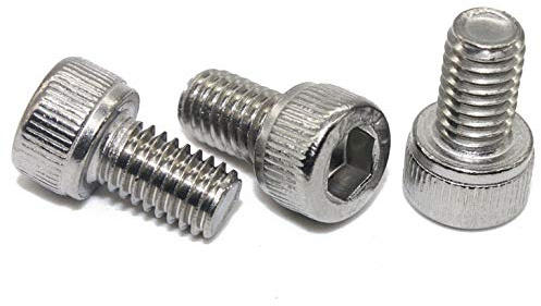Zylinderschrauben mit Innensechskant M4x12 Edelstahl A2 100 Stück, | DIN 912 (ISO 4762), Zylinderkopfschrauben, V2A