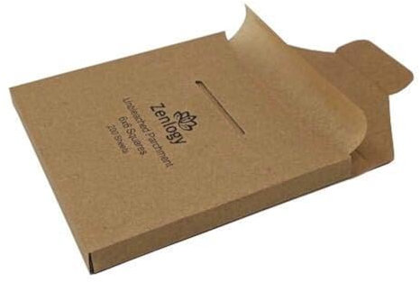 Zenlogy 6x6 Parchment Paper Squares, 200 Sheets, Unbleached, Pre-Cut