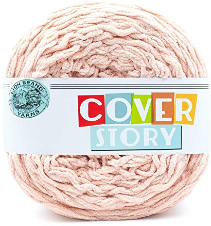 Lion Brand Garn Cover Super Bulky Garn, Cameo