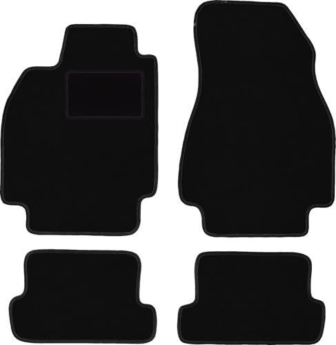 Wielganizator Automatte – Passend für Renault Megane II CC Coupé, Cabrio 2003-2010 – Velours – Autozubehör - Praktische Fußmatte Auto – 4-teilig - schwarz