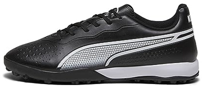 PUMA Unisex King Match Tt Fußballschuhe, Puma Black Puma White, 46 EU