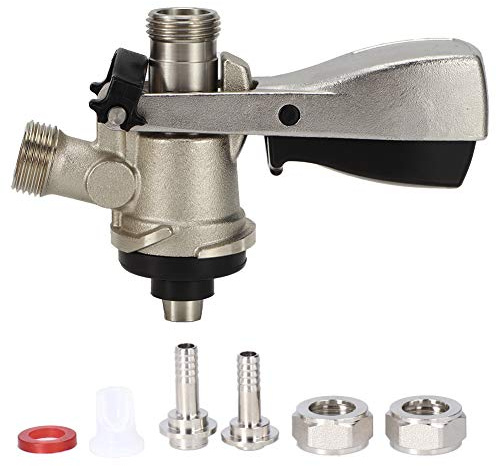 Grifos de Grifo de Cerveza Grifos de Barril de Cerveza de Barril Dispensador de Acoplador Dispensador de Cerveza Dispensador Tipo S Acero Inoxidable con Equipo Dispensador de