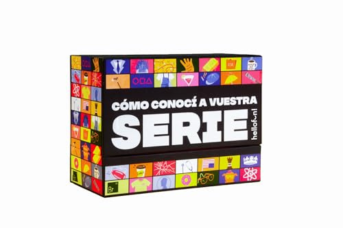 Regalador Juegos de Mesa Adultos CÓMO CONOCÍ A Vuestra Serie | Juegos de Mesa sobre Series TV | Actuación, Memoria y adivinanzas | Una Idea de Hellofun! | 4 Jugadores | Duración: 30 min | +14