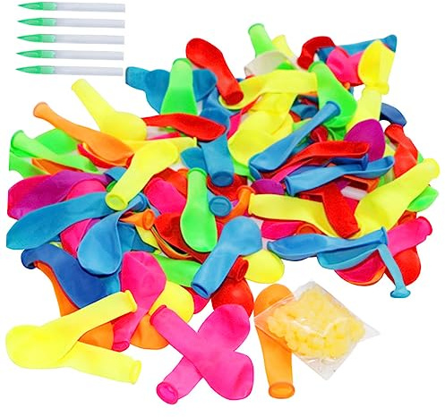 NOLITOY Palloncini Bomba D'acqua 1000 Pezzi Per Bambini Elastici e Accessori Per Festa Estiva Giochi All'aperto Piscina Spiaggia