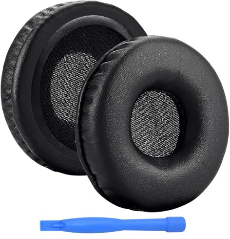 MMOBIEL Cuscinetti Auricolari di Ricambio per Sony MDR-V150 ZX300 V300 V250 V100 V200 V400 Cuffie Protein PU Cuscinetti - Padiglioni Cuffie – Nero