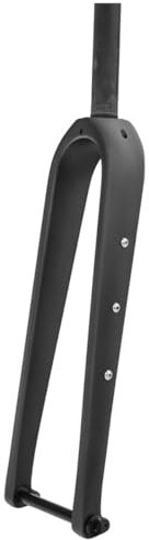 Kiesgabel 700C Carbonfaser-Straßenfahrradgabel 28,6 mm Steckachse 12 x 100 mm Scheibenbremse Hartgabel 1-1/8 gerade/konische Rohr-Vordergabel