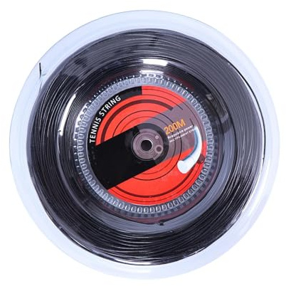 Tennissaite – elastische Saite – verbessert das Schlagerlebnis, 16 g / 1,35 mm Saite für Damen und Herren, Tenniszubehör