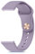 Wanme 20MM Bracelet Compatible pour Garmin Venu Sq 2/Venu Sq Music/Venu Sq 2 Music/Venu Sq/Venu 2 Plus/Venu 3 Plus Homme Femme, Bracelet en Silicone Garmin vívoactive 5/vívoactive 3 (Taro Violet)