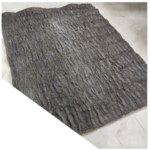 Große künstliche Rinde Aufkleber für Wände im Freien Realistische Schäl Stick Baum Rinde Dekor für wetterfeste Zaun/Oberfläche Dekoration (einfache Installation)(0.3x1m)
