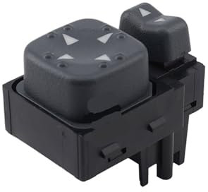 QASULER Schalterknopf for Rückspiegelverstellung, for Chevrolet, Blazer, for GMC, for Jimmy Sonoma Olds Bravada 15013100 15720520 19259976 Einstellknopf für Autospiegel