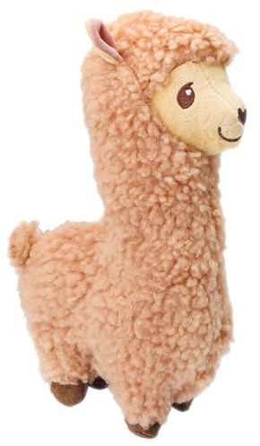 UOCAI Cojín Alpaca - Peluche Llama Suave (33 cm, Marrón)
