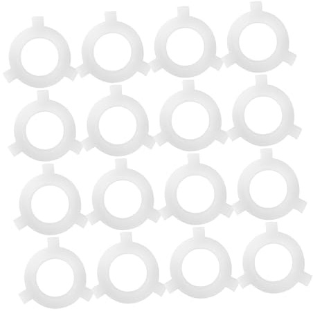 Mikikit Anillos Adaptadores E27 a E14 Para Pantallas De Lámparas, Convertidor Plástico Compacto, 20 Unidades Para Lámparas De Mesa y Techo, Accesorios Aplicables De Iluminación Doméstica