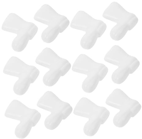 MAGICLULU 24pcs Mini Santa Boots Cute Plastic Shoes Miniature Xmas Accessories for Dollhouse Christmas Tree Ornaments Decorations