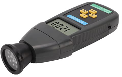 Keenso Medidor de Velocidad de Estroboscopio Digital de Alta Eficiencia, Flash de Manos para Mantenimiento Industrial